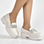 Imagem do Mocassim Loafer Via Marte Tira Strass Off White