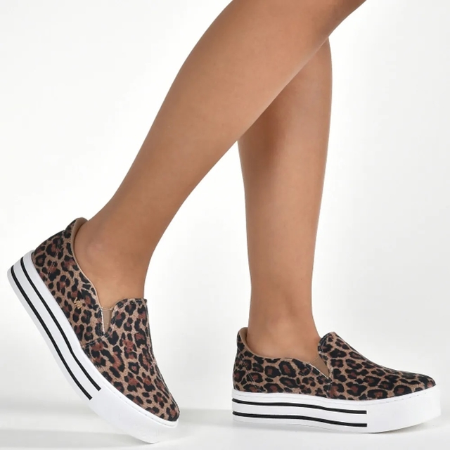 Tênis de Skate Slip On Onça