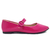 Sapatilha Moleca Verniz Fivela Rosa Pink