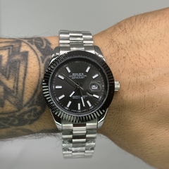 ROLEX DATEJUST PRESIDENTE (PRATA/PRETO)