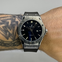 HUBLOT GENEVE (PRATA/PRETO)