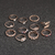 Set x11 anillos aleación - evil eye - comprar online