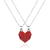 Collar para parejas magnética x2 - Corazón - Merlina Tiendita