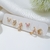 Set x6 Aros Sweet Moon - Cobre chapado en oro