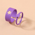 Set x2 anillos de colores - Estrella - tienda online