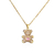 Imagen de Collar Osito Teddy - Cobre chapado en oro