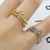 Anillo para la ansiedad doble ajustable- Acero Inoxidable - comprar online