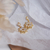 Aros flores de cristal de cobre - Aguja de plata S925 - tienda online