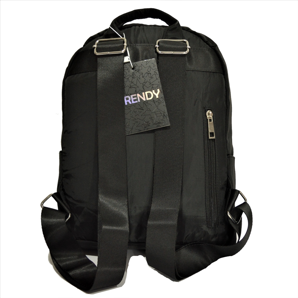 Mochila Trendy Nylon con bolsillo anti robo 12952