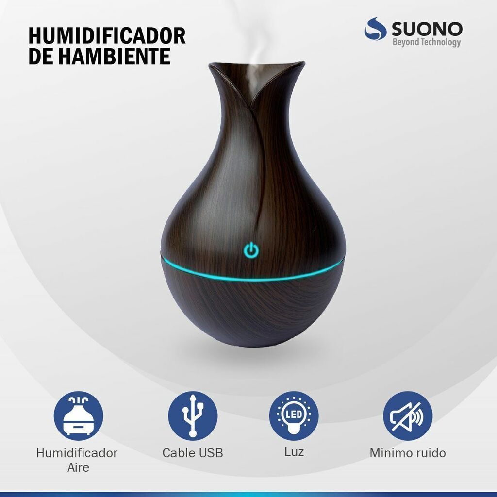 Humidificador LED SUONO RGB Jarrón - Witech®