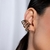 Brinco Ear Cuff Maxi Zircônias Banho de Ouro 18K na internet