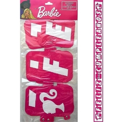 Barbie Letrero Felíz Cumpleaños