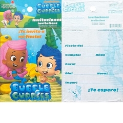 Bubble Guppies Invitaciones