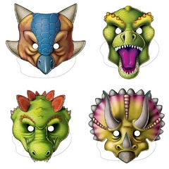 Mascaras dinosaurios