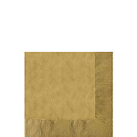 Servilleta papel color oro