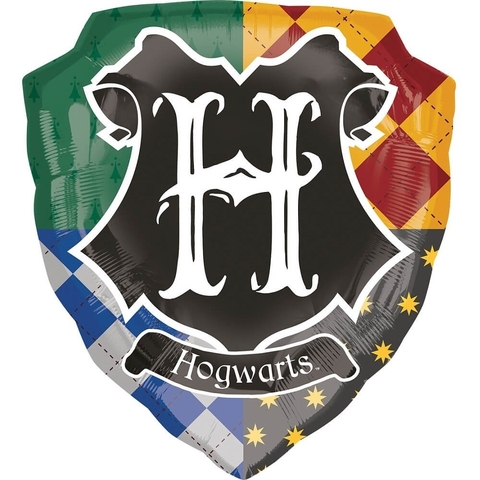 Harry Potter Hogwarts - Globos de látex, gris, negro, 12 pulgadas, paquete  de 6