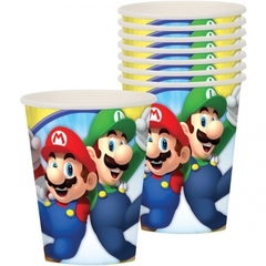 Vasos fiesta Super Mario