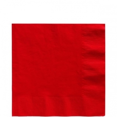 Servilleta papel color rojo