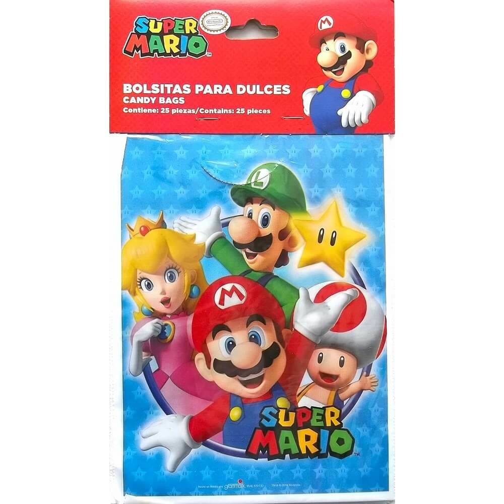 Super Mario Bolsitas para Dulces