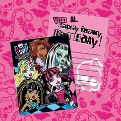 invitaciones fiesta monster high