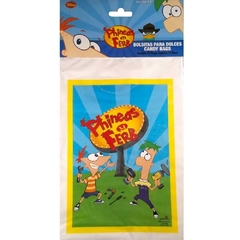 Phineas y Ferb bolsitas para dulces