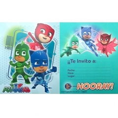 PJMasks invitaciones