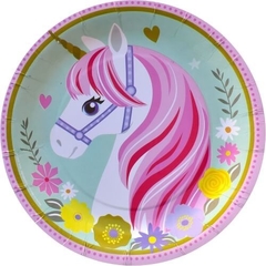 Plato pastelero Unicornio Sparkle