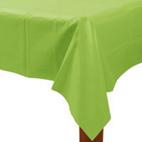 Mantel plastico rectangular verde kiwi