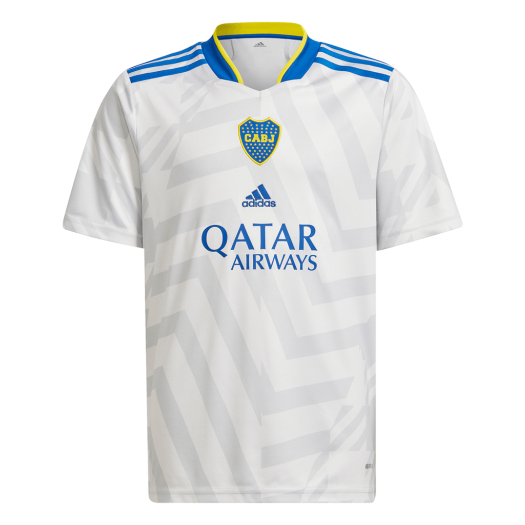 Camiseta Adidas Boca Jrs 21 22 Away Kids Ninos suplente