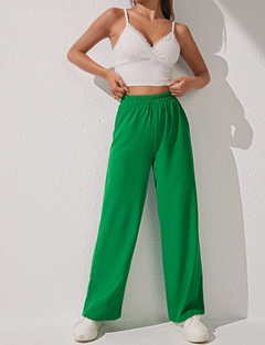 Pantalon Verde Mirna - comprar online