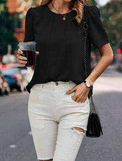 Blusa Negra Zara en internet
