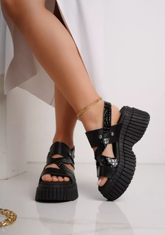 Sandalias negra marbella - comprar online