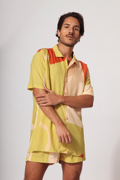 Camisa com Gola Ader Blocks Color - BSTL | Loja Online