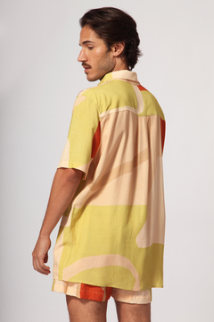 Camisa com Gola Ader Blocks Color - loja online