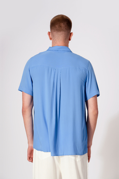 Camisa Com Gola Mars Marina Viscose - loja online