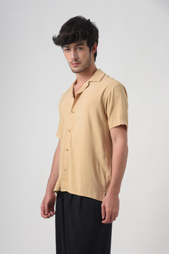 Camisa com Gola Mars 2 Desertico Poplin - comprar online