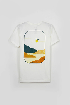 Camiseta Básica SOMEWHERE Off Algodão - comprar online