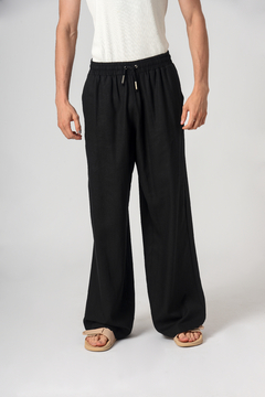 Calça Pantalona Maribel 2 Preto Soft - comprar online