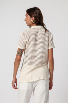 Camisa Trico em Linhas Petroni Natural Linha - loja online