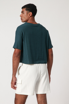 Camiseta Cropped Clay Ocean Tinto - BSTL | Loja Online