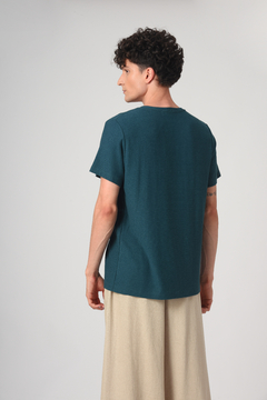 Camiseta com Maxi Bolso Greg Ocean Tinto - BSTL | Loja Online