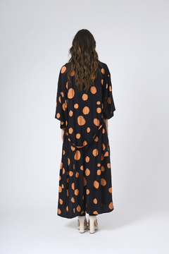 Kimono Longo Estampado Marina 2 Polka Dot Viscose - U - loja online