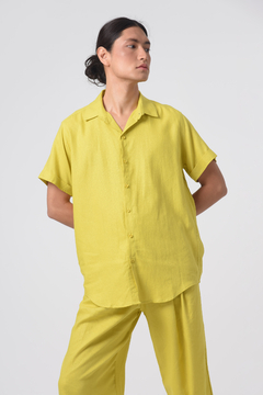 Camisa de Linho Martim 4 Cipreste Soft - comprar online