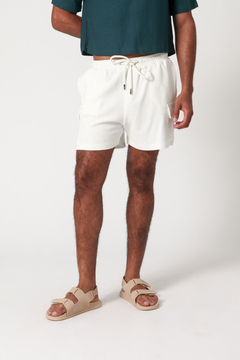 Shorts com Bolsos Carson Off Algodão - comprar online