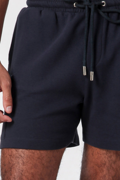 Shorts com Bolsos Carson Marinho Algodão - comprar online