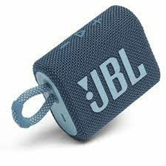 PARLANTE JBL GO 3 AZUL Compacto + Bluetooth 5.1 + IP67 Impermeable + Extra Bass + 5hs. de Autonomía + Potencia 4.2W