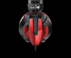 Imagen de GX GENIUS HS-G710V BLACK/RED GAMER HEADSET MICROFONO+USB+7.1+40MM+MULTIPLATAFORMA