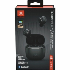 JBL TOUR PRO+ TWS Black Inalámbrico + Bluetooth + Micrófonos + Cancelación Activa de Ruido +IPX5 (Proteccion Sudor y Polvo) + APP My JBL + 8hs.Autonomia 32hs.Totales - tienda online