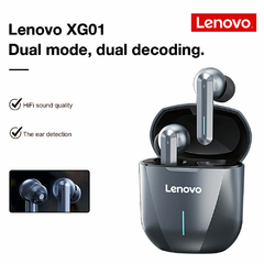 LENOVO LIVE PODS XG01 BLACK Inalámbrico + Bluetooth + IPX5 Apto deportes + Modo Gamer + 4 hs. de autonomía y 20hs totales - comprar online