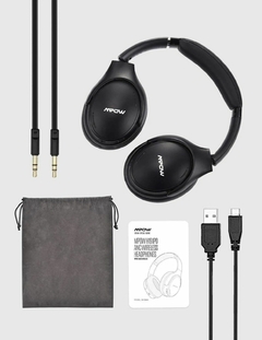 MPOW H19 IPO BLACK Inalambrico + Bluetooth 5.0 +Microfono+Cancelacion Activa de Ruido+30 Hs. - comprar online